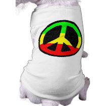 Rasta Peace-Sign pet clothing by Rave_On Rasta Peace-Sign pet clothing