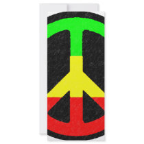 Rasta Peace-Sign rack cards by Rave_On Rasta Peace-Sign rack cards