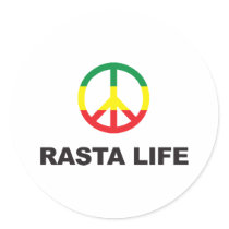 Rasta Peace stickers
