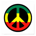 Rasta Peace Symbol posters