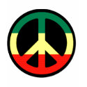Rasta peace symbol t-shirts by ModifiedDesigns Rasta peace symbol t-shirts