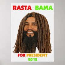 Rasta President Rasta Bama 2012 Canvas Print