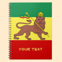 Rasta Reggae Lion of Judah Note Book