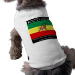 Rasta - Roots Music Ethiopia Flag Lion of Judah pet clothing