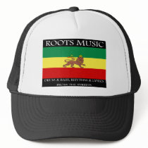 Rasta - Roots Music Ethiopia Flag Lion of Judah Mesh Hat