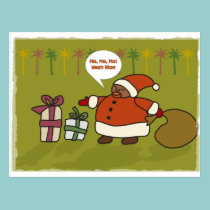 Rasta Santa postcards