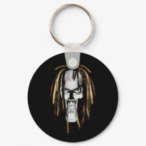 Rasta Skull keychains