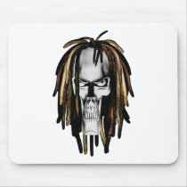 Rasta Skull mousepads
