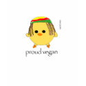 Rasta Soychick Proud Vegan T-Shirt by soychick Rasta Soychick Proud Vegan T-Shirt