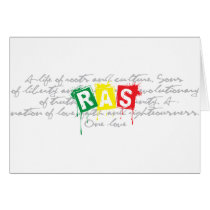 Rasta Writing cards