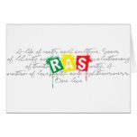 Rasta Writing cards