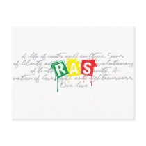 Rasta Writing postcards