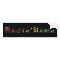 Rasta'Bama Bumper Sticker bumper stickers