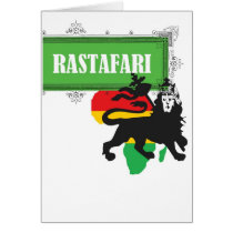 Rastafari Rasta Flag Jamaica Reggae cards