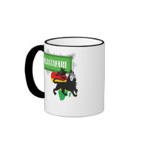 Rastafari Rasta Flag Jamaica Reggae mugs