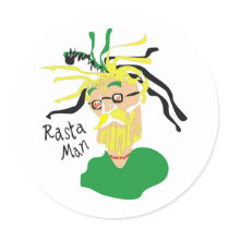 Rastaman stickers by naranjay Rastaman stickers