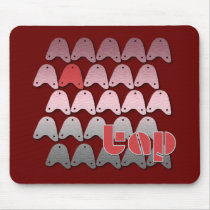 Rat-a-tat Taps mousepads