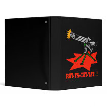 Rat A Tat Tat 3 Ring Binder