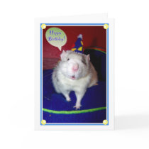 Rat Birthday Card by itsaratsworld Rat Birthday Card