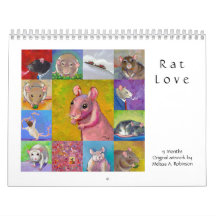 Rat calendar 2012 fun cute pet rats (PAST YEAR)