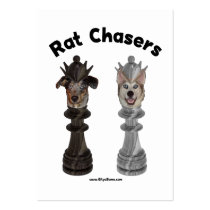 Rat Chasers Chess Dogs Business Cards