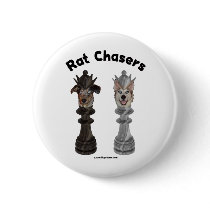 Rat Chasers Chess Dogs Buttons