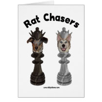 Rat Chasers Chess Dogs Cards