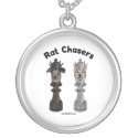 Rat Chasers Chess Dogs Necklace