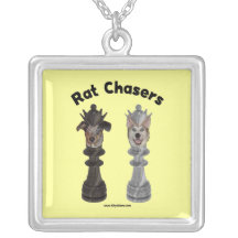 Rat Chasers Chess Dogs Pendants