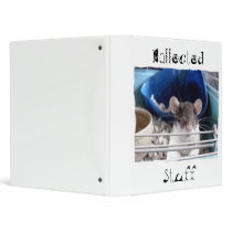 Rat 'collected stuff' folder binders by Ravencards Rat 'collected stuff' folder binders