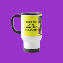 RAT DEPOT RESCUE SUPPORT TRAVEL MUG by AWWWWRATS RAT DEPOT RESCUE SUPPORT TRAVEL MUG