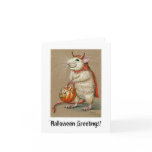 Rat Devil, Halloween Greetings! Card