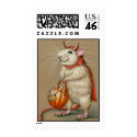 Rat Devil Halloween postage stamp stamp