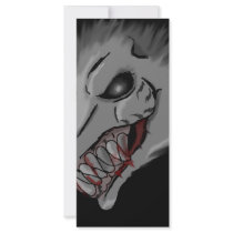 rat ghost rack card design