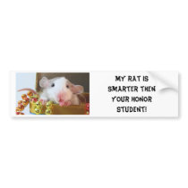 Rat Honor Student bumper stickers