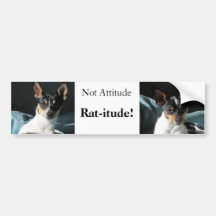 Rat-itude! Bumper Stickers