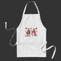 Rat King and Queen of Hearts Apron aprons