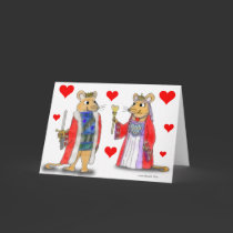 Rat King and Queen of Hearts Card
