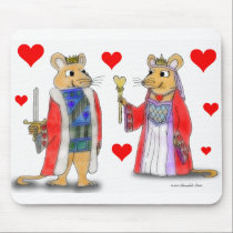 Rat King and Queen of Hearts Mousepad