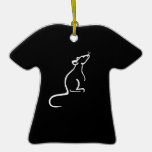 Rat logo T-shirt Ornament
