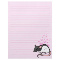 Rat Love Personalized Letterhead