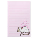 Rat Love stationery