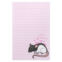 Rat Love Custom Stationery