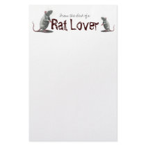 Rat Lover Stationary stationery by KMCoriginals Rat Lover Stationary stationery