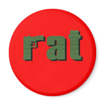 Rat magnets by GrungeFactory Rat magnets