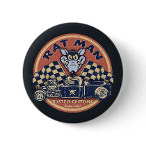 Rat Man Rusted Customs Button