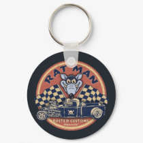 Rat Man Rusted Customs keychains by vicevoices Rat Man Rusted Customs keychains