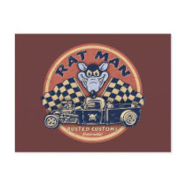 Rat Man Rusted Customs Postcard