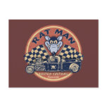 Rat Man Rusted Customs postcards