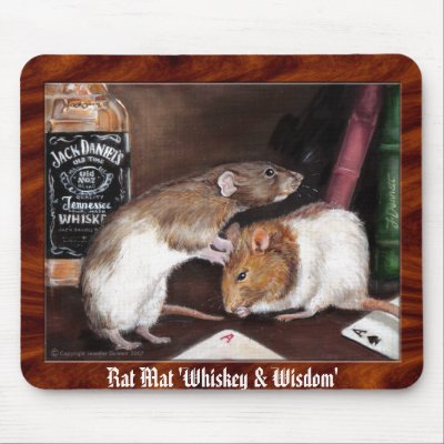Rat Mat, the unique Rat mouse mat Mouse Pad by Artistesque